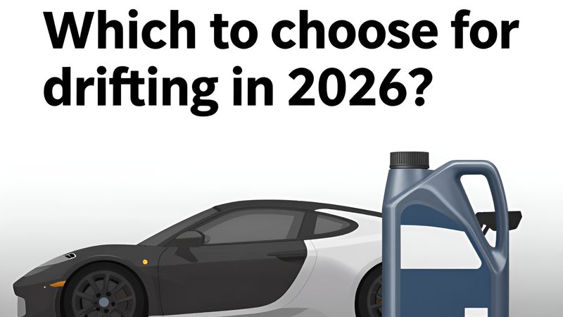 Иллюстрация синтетических масел PAO и эстеров для дрифта в современном минималистичном стиле